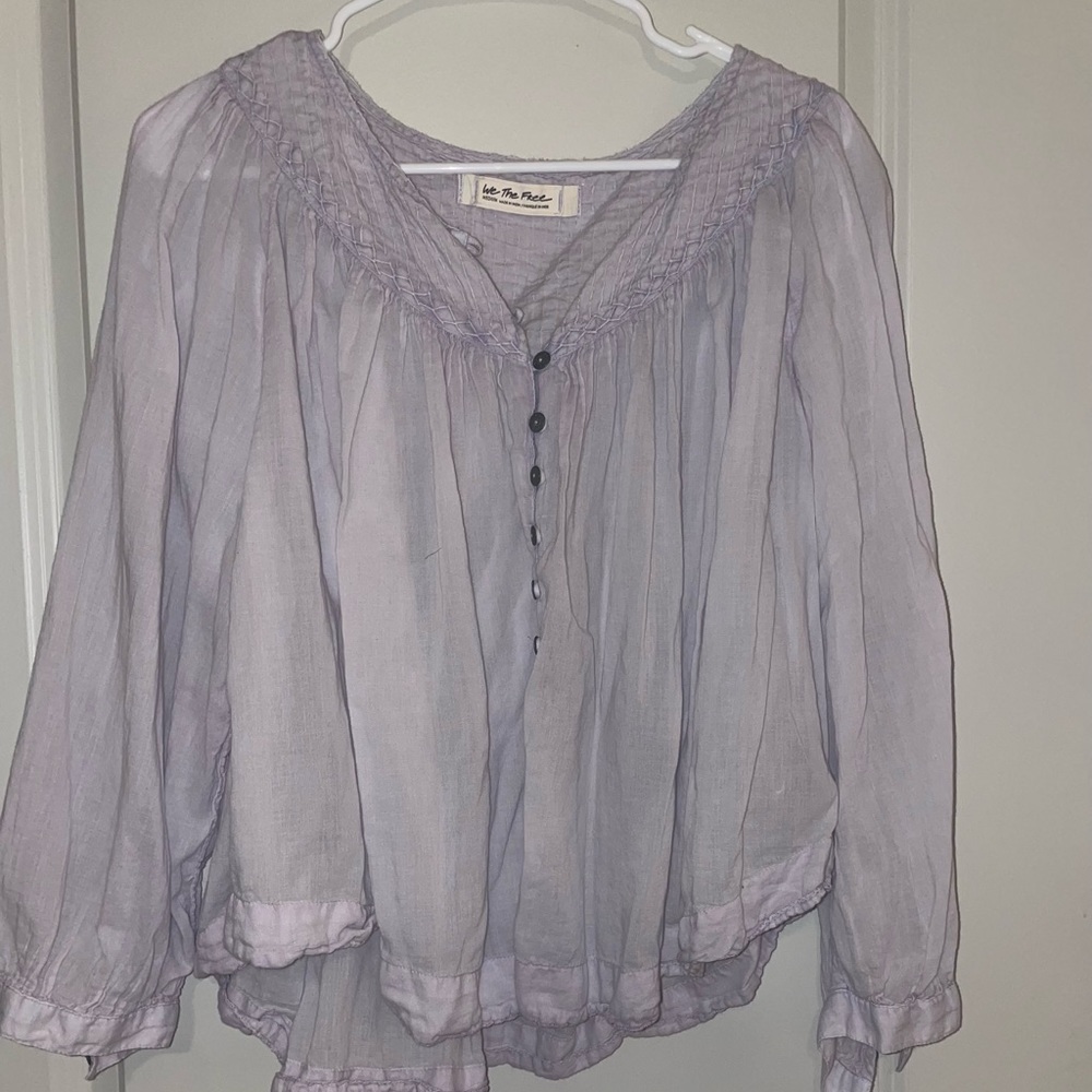 We The Free periwinkle tunic